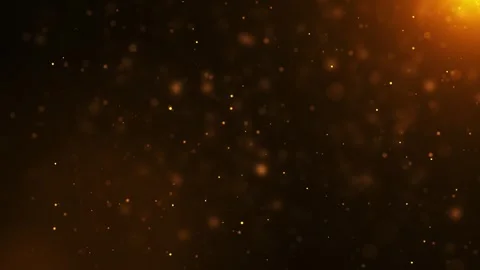 Abstract golden particles animation concept for birthday Stock Footage 311522243