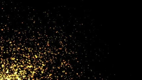 Abstract golden particles background. Stock Footage 100618757