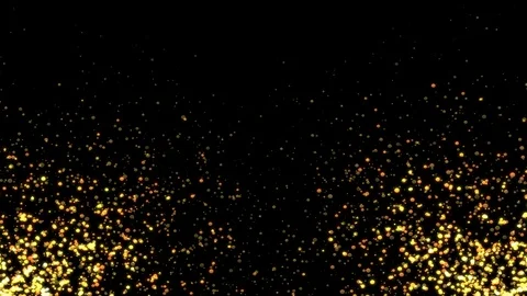 Abstract golden particles background. Stock Footage 100618961