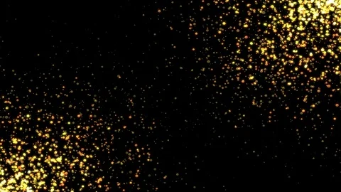 Abstract golden particles background. Stock Footage 100618968