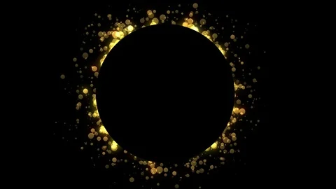 Abstract golden particles background. Stockbeeldmateriaal 100620499