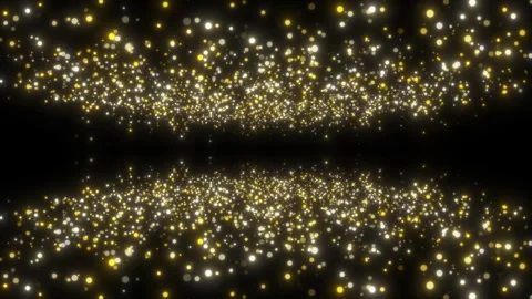Abstract golden particles falling video animated background Stock-Footage 341848494
