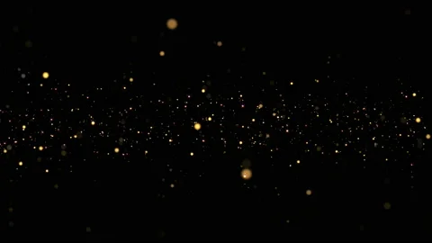 Abstract Golden Particles Loop Animation. Glitter Particles Background. Vídeos de archivo 135498081