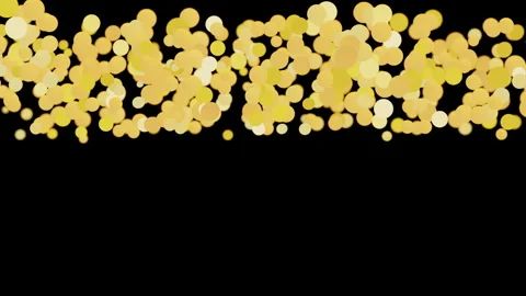 Abstract golden particles shimmering bright festive holiday celebratio Видео 341879227