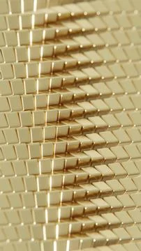 Abstract Golden Pattern with Colorful Light Reflections Stock Illustration