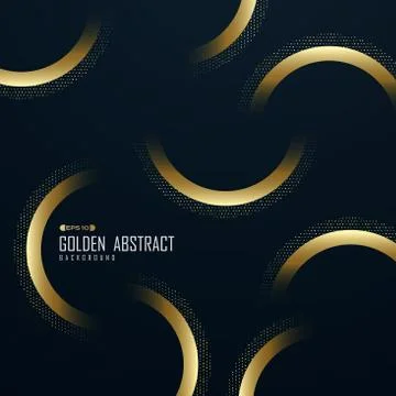 Abstract golden pattern design of geometric card background. illustration イラスト素材