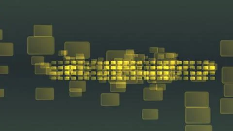 Abstract golden pattern squares background Stock Illustration