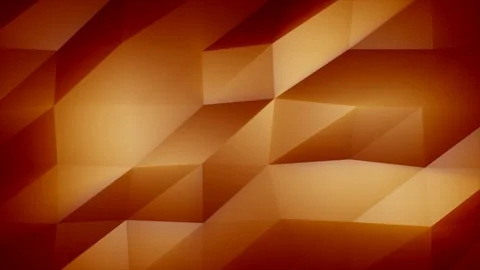 Abstract golden polygon background with faceted triangular textures and smo.. Stock Footage 317977341