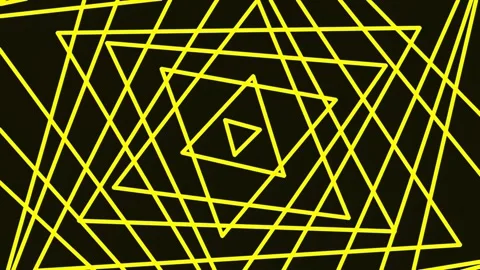 Abstract golden polygonal geometric network pattern for digital technology .. Stock Footage 341058336