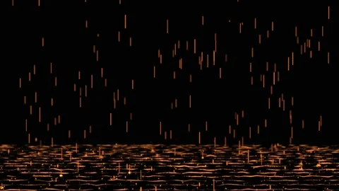 Abstract golden rain background with shining bokeh sparkling particles,  스톡 동영상 130500403