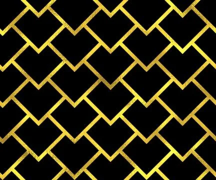 Abstract golden scaled seamless vector pattern イラスト素材