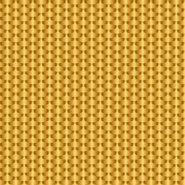 Abstract golden seamless pattern background. Gold shiny geometric surface. .. Stock Illustration