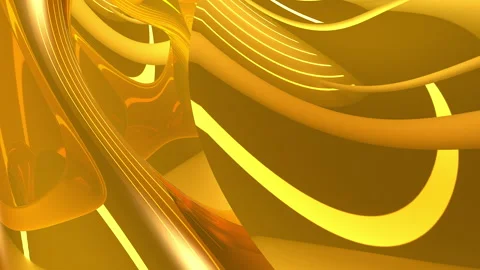 Abstract golden shape background Stock Footage 313377985