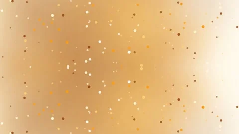 Abstract Golden Sparkling Particles on Warm Gradient Background Stock Footage 337516143
