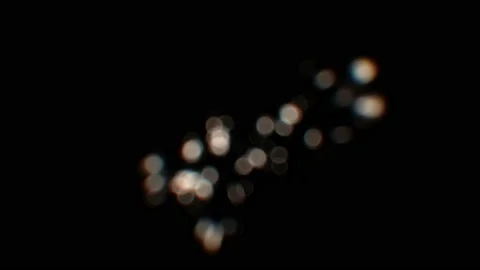 Abstract golden sparks movement. Firework gold dust on black background. Stock Footage 102566067