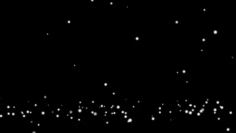 Abstract Golden Star Particle Explosion on Black Space Background Video stock 338399024