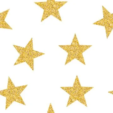 Abstract Golden Star Seamless Pattern Background Illustra 스톡 일러스트