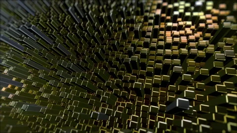 Abstract Golden Sticks Stock Footage 259804686