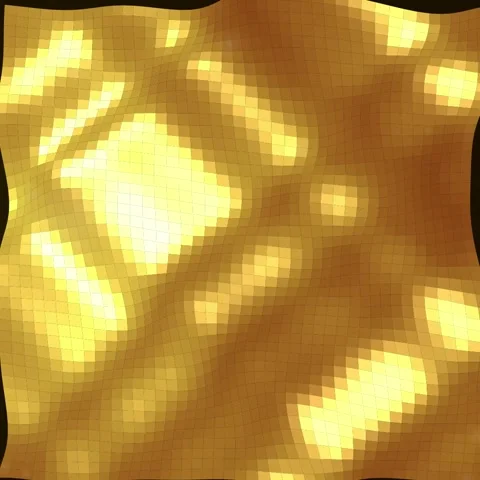 Abstract Golden Surface Texture: Rippling Waves, Soft Light, Warm Tones, Se.. Stock Footage 346284261
