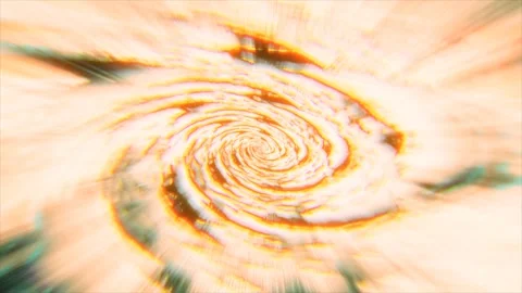 Abstract Golden Swirling Light Vortex Background Stock Footage 339672853