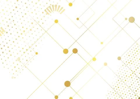 Abstract golden tech circuit board lines drawing graphic design 스톡 일러스트