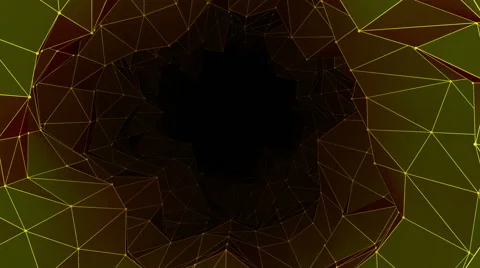 Abstract golden triangle background Stock Footage 67230726