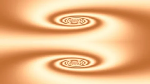 Abstract golden vortex background with smooth warm color gradients and swir.. Stock Footage 336169232