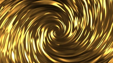 Abstract golden wave pattern background animation Stock Footage 92566487