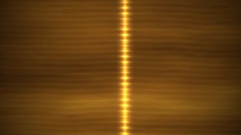 Abstract golden wave pattern moving in a continuous flow Stock Footage 338237486