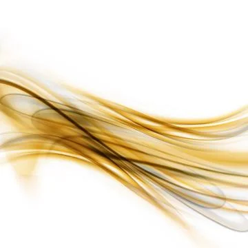 Abstract Golden Waved Background Stock Illustration