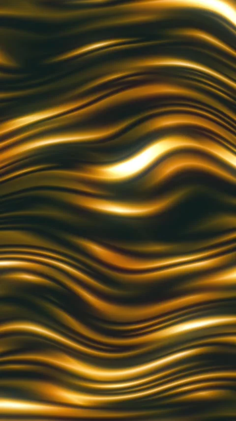 Abstract golden waves motion background with luxurious silk texture and smo.. Stock-Footage 339215309