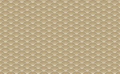 Abstract Golden Wavy Pattern Background 스톡 일러스트