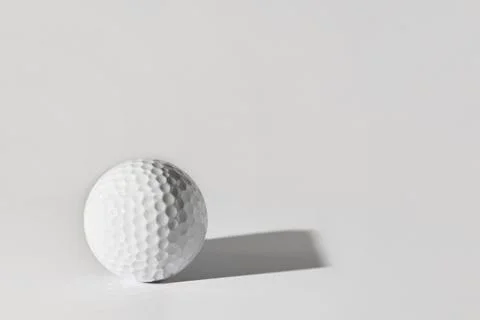 Abstract Golf Ball with Square Shadow Stock Photos