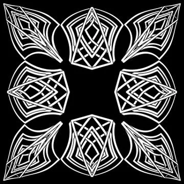 Abstract gothic symbol in celtic style Stock Illustration