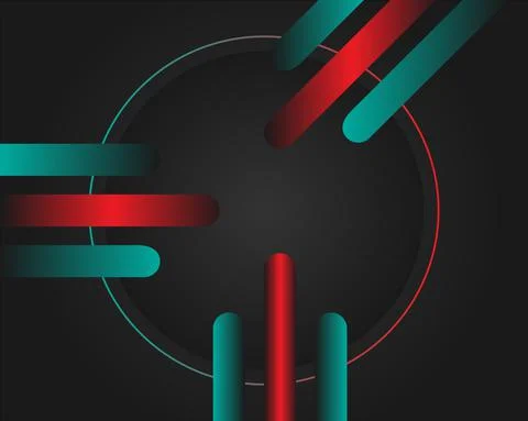 Abstract gradient and black background vector design Stock Illustration