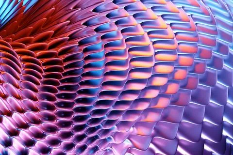 Abstract  gradient and geometric stripes pattern.Pink  pattern, 3D illustrati Illustrazione stock