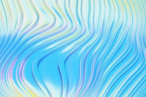 Abstract  gradient and geometric stripes pattern. Linear  blue    pattern, 3D Stock Illustration