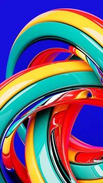 Abstract  gradient and geometric stripes pattern. Colorful     pattern, 3D il 스톡 일러스트