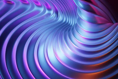 Abstract  gradient and geometric stripes pattern. Linear purple   pattern, 3D 스톡 사진