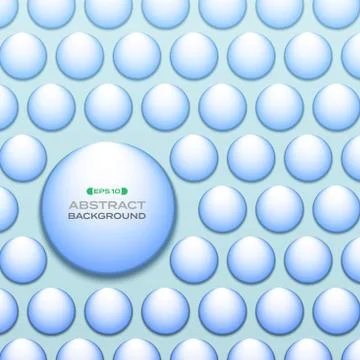 Abstract of gradient aqua color circle pattern background. Stock-Illustration
