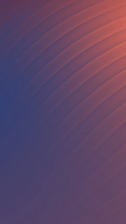 Abstract Gradient Arcs Flowing on Dark Purple and Orange Background Видео 334849371