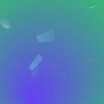 Abstract Gradient Background with Blue and Green Tones and Floating Soft Bo.. Stock Illustration