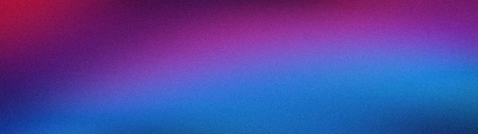 Abstract gradient background with blue purple and red colors grainy wide fo.. Stock Illustration