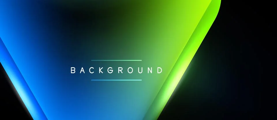 Abstract gradient background. Blue transitions to green. Minimalist design wi Illustrazione stock