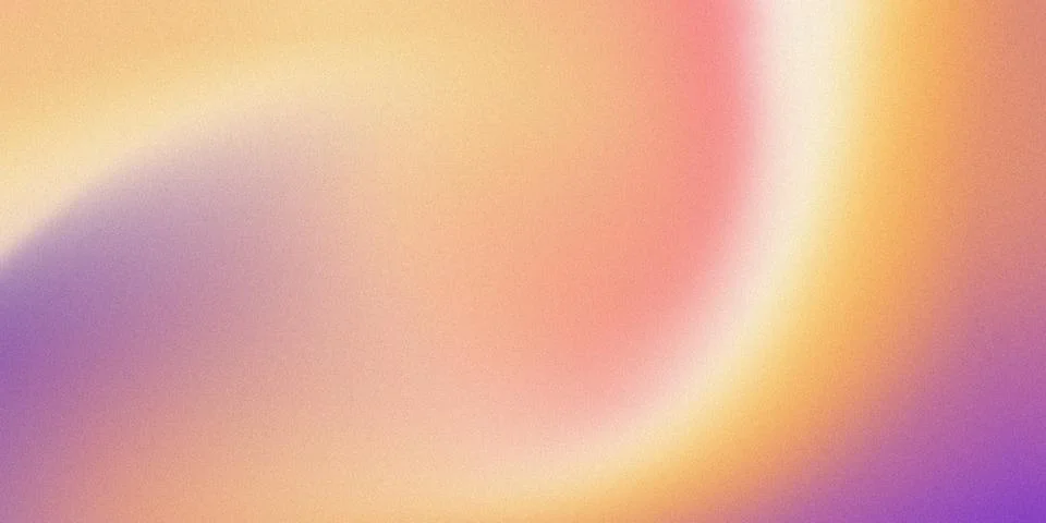 Abstract gradient background bright purple yellow texture noise Stock Photos