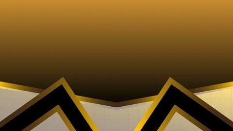 Abstract Gradient Background With Chevron Design Accents in Golden Hues Stock Illustration