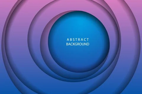 Abstract gradient background with circles for design. Vector illustration Stock Illustration