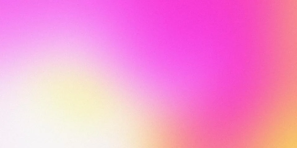 Abstract gradient background colors pink orange and white noise texture Stock Photos