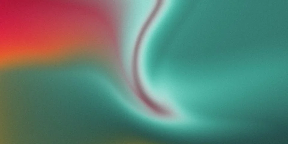 Abstract gradient background colors red and green noise texture Foto stock