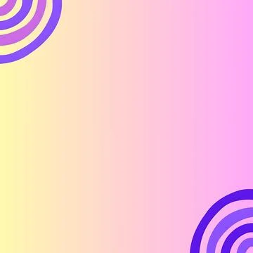 Abstract gradient background with concentric circles in purple and pink hues Stock Illustration